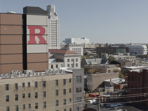 Image of Camden with view of Rutgers campus