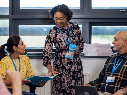 Image of teachers training teachers