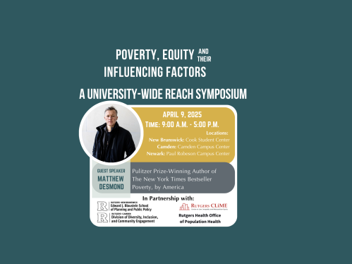 Matthew Desmond and REACH Symposium details