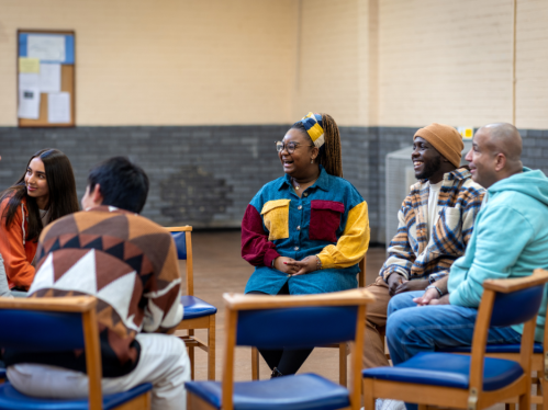 Image of a group of community members gathered